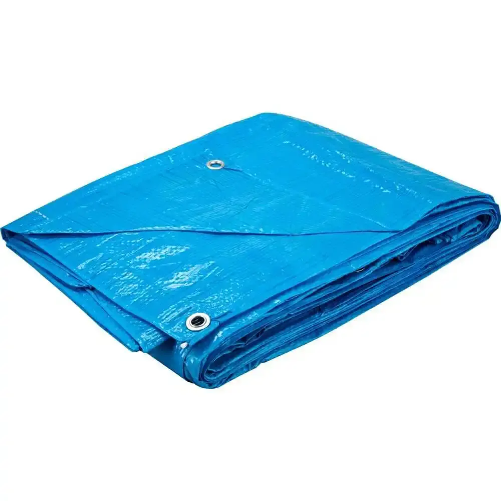Lona 3 x 3 Metros 100 Micras Leve Azul VONDER — fotografia 2