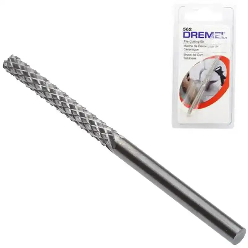 Broca cortadora de azulejos referência 562 Dremel — fotografia de referência