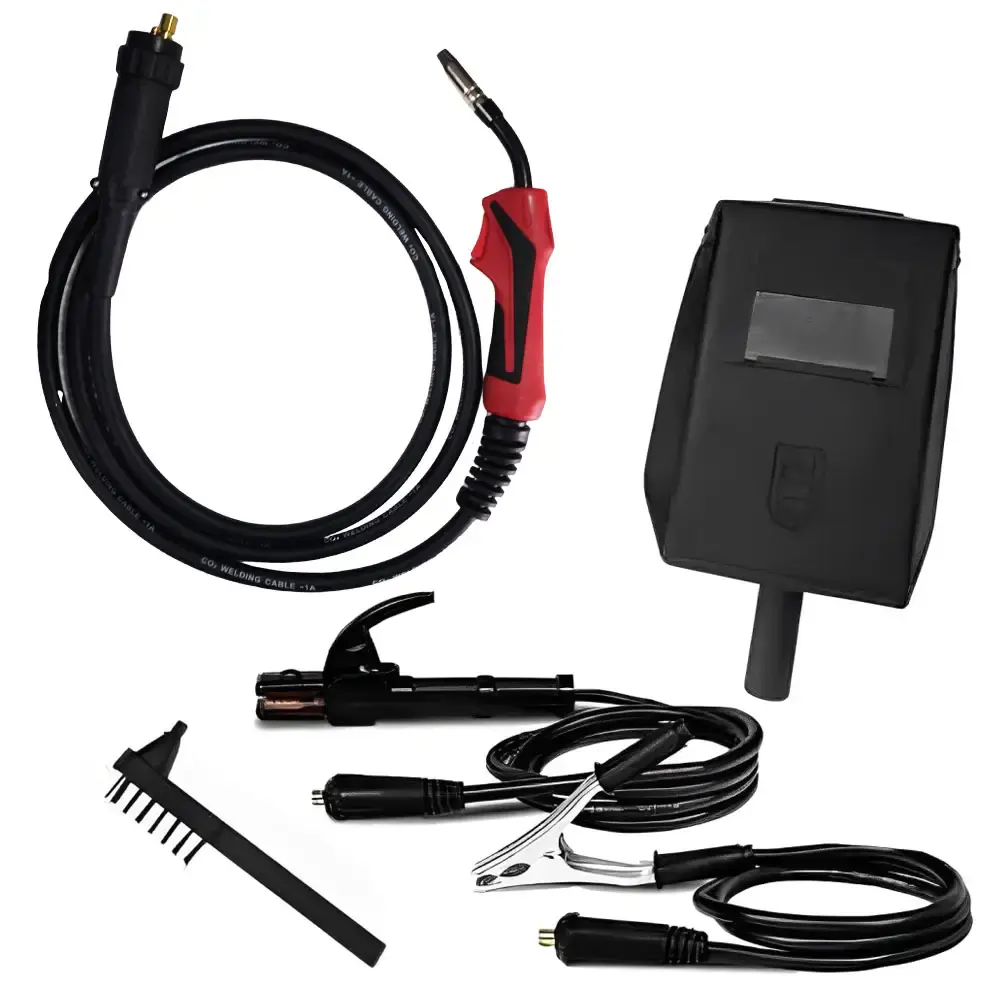 Máquina de solda MIG TIG eletrodo multiprocessos 170A ak-mig/mma/lift TIG 170A AK teck USK 220 V — fotografia 3