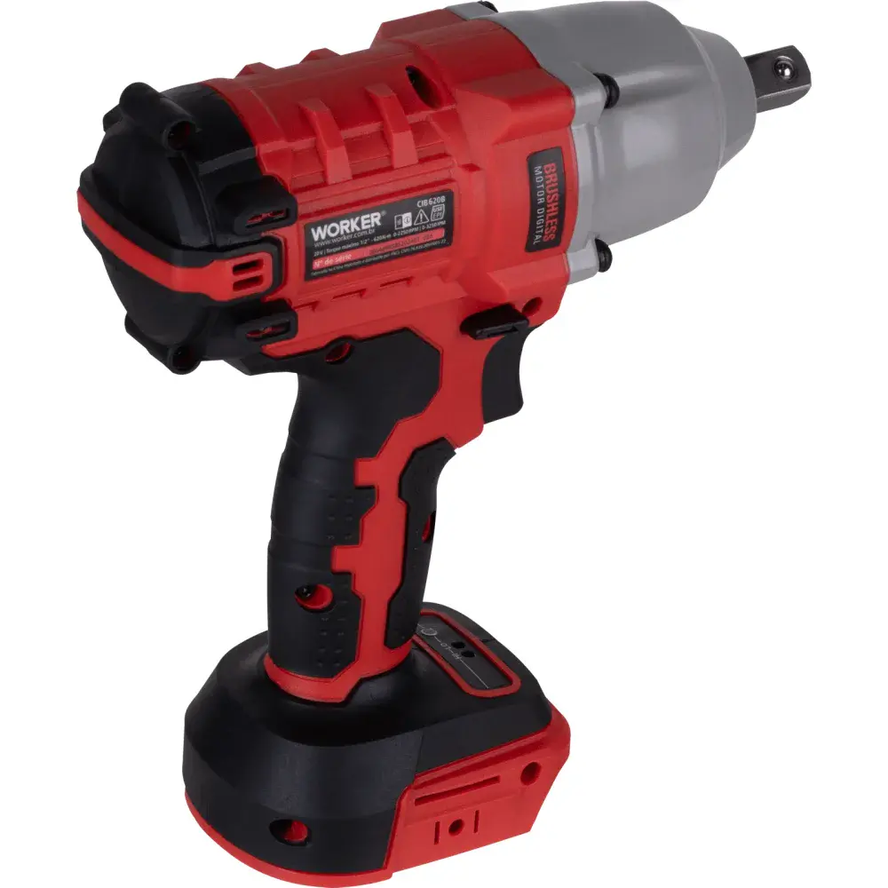 Chave de impacto torque de 620NM com motor brushless Worker — fotografia 8