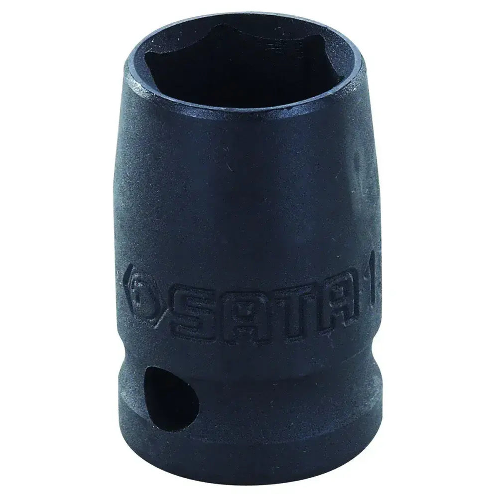 Soquete de impacto sextavado 11/16" encaixe 1/2" preto Sata — fotografia 2