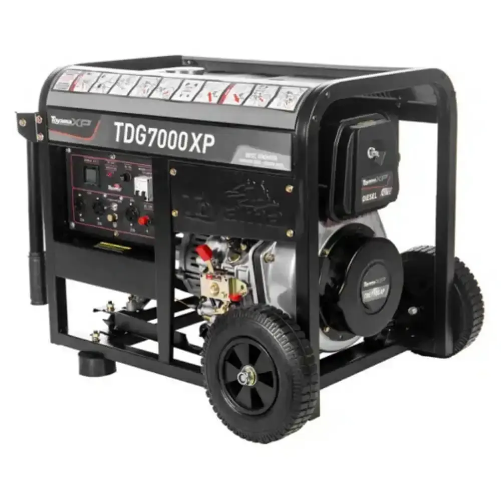 Gerador a diesel 6 KVA bivolt TDG7000XP 251-048 Toyama — fotografia de referência