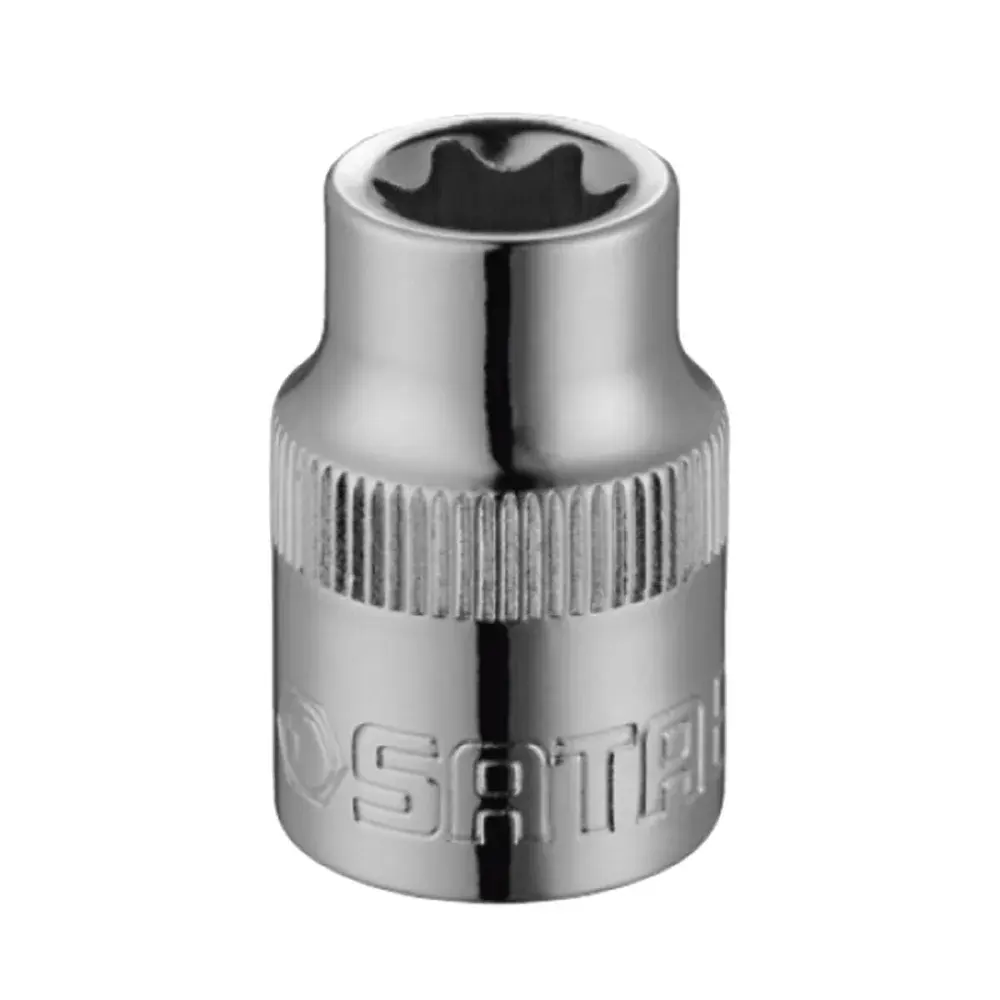 Soquete torx em aço cromo vanádio 3/8” Sata