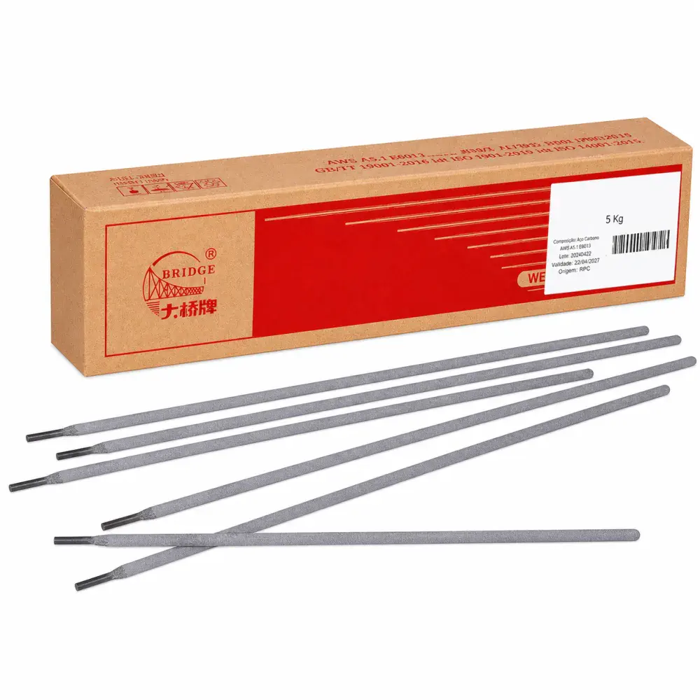 Eletrodo para soldagem E6013 2,50MM 5KG Bridge