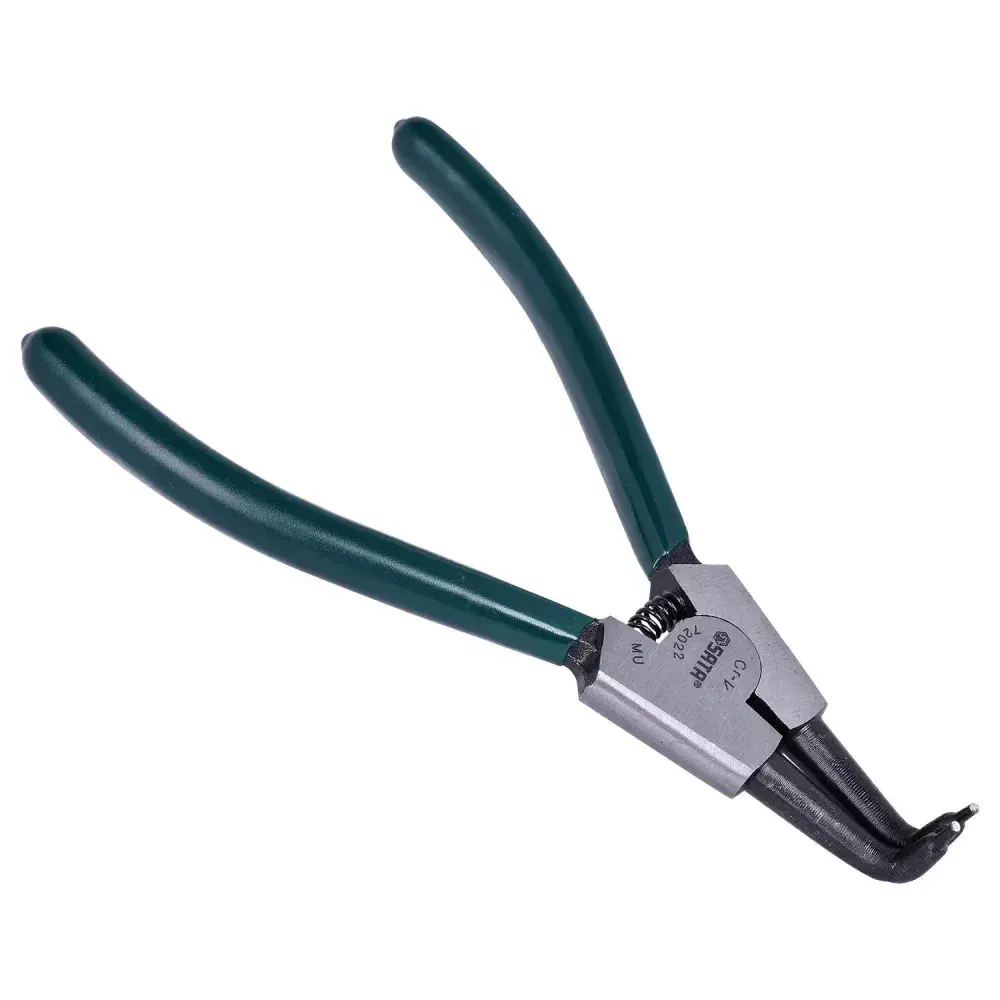 Alicate trava externo curvo com mola 7 ST72022ST Sata — fotografia 7
