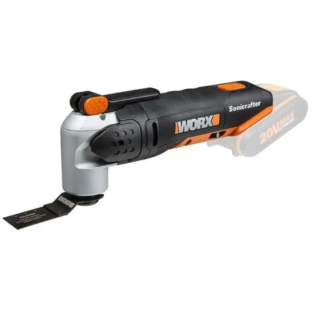 Furadeira parafusadeira mandril giratório com multiferramenta oscilante e bateria 20V 2,0AH Worx — fotografia 3