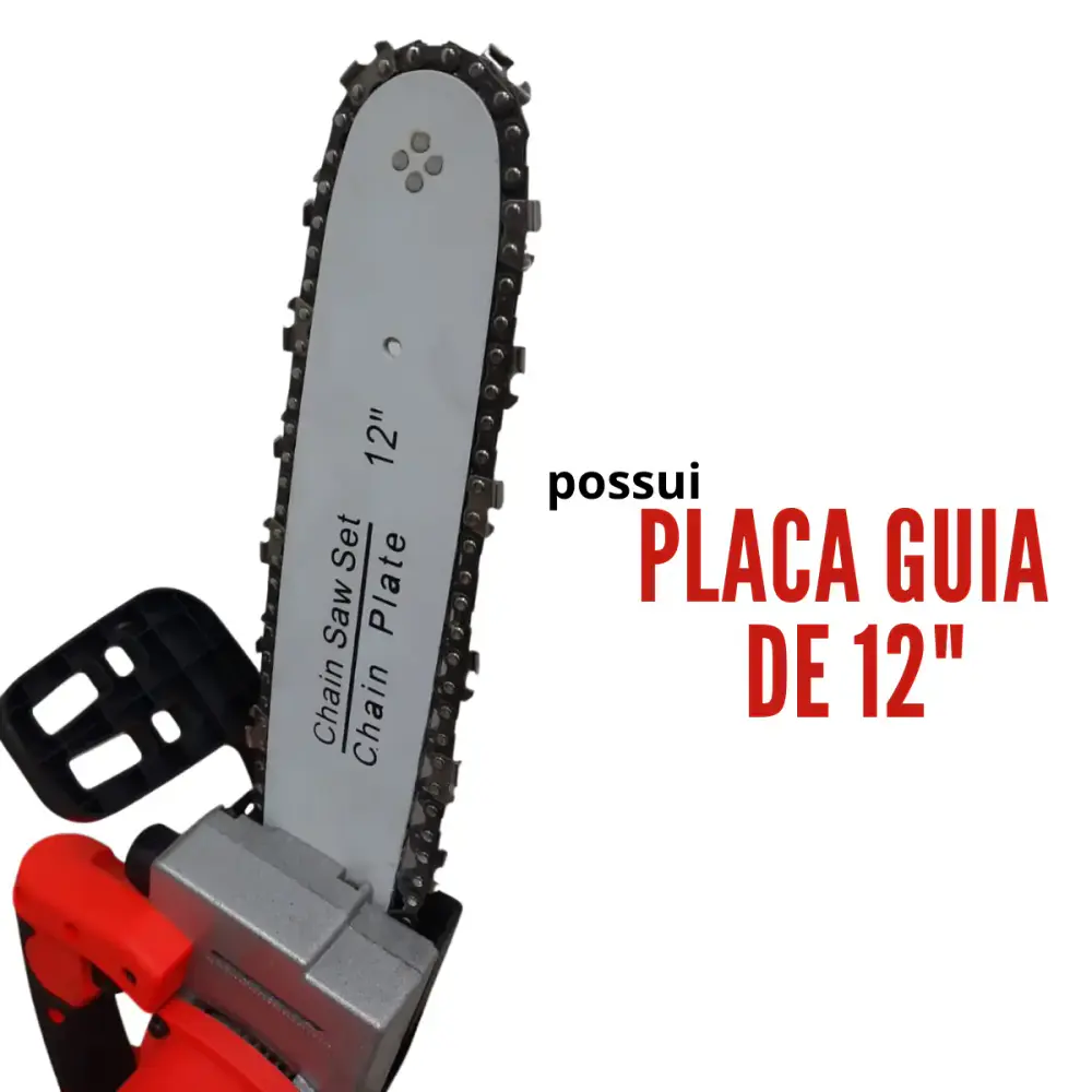 Motosserra a bateria 18V sabre 12 POL com maleta iwmsb ImportWay — fotografia 3