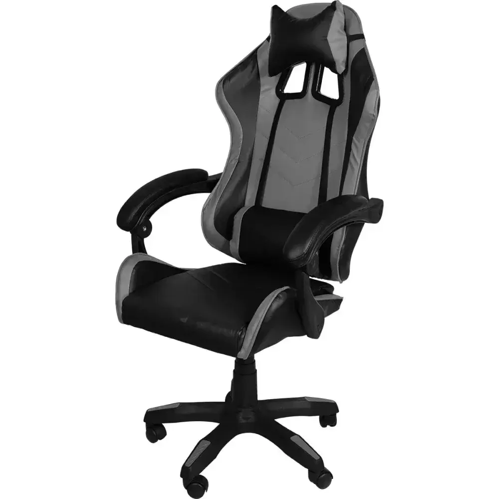 Cadeira gamer cinza e preta 120KG Kala — fotografia 8