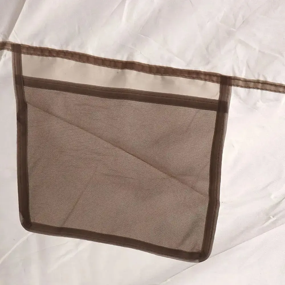Barraca para Gazebo Dobrável 3 x 3 Metros Bege e Marrom BEL — fotografia 5