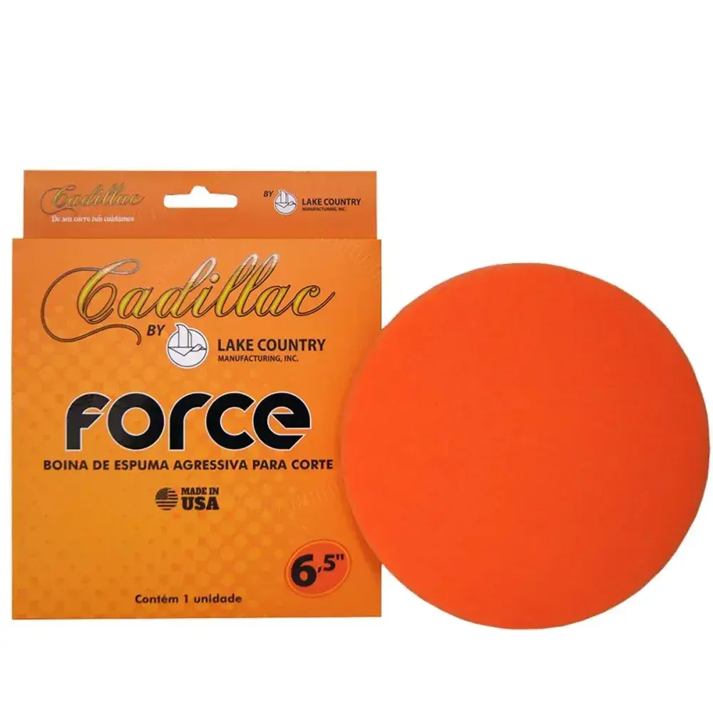 Boina para polimento force 6,5 laranja Cadillac — fotografia 2