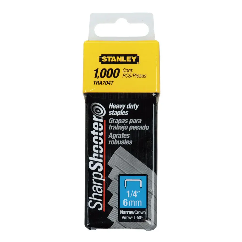 Grampo 3/8 Stanley 1000 peç — fotografia de referência