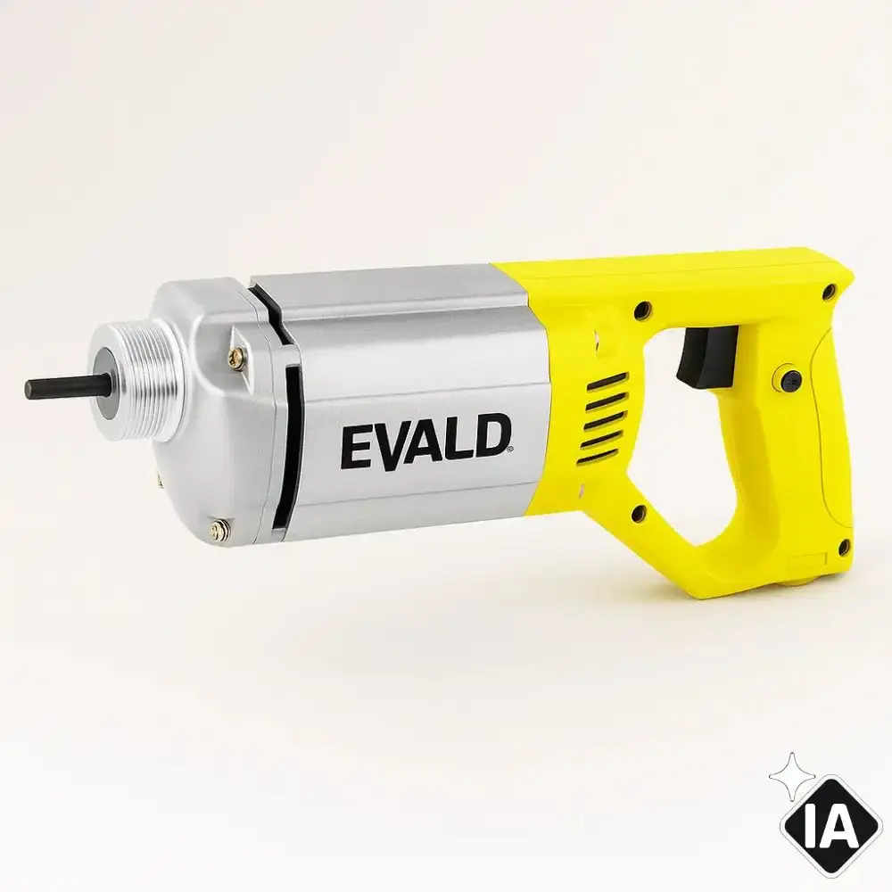 Vibrador de concreto 1000W portátil EVC-1000 com mangote 35MM 1,5M EMVC-1.5M Evald 110 V — fotografia 2