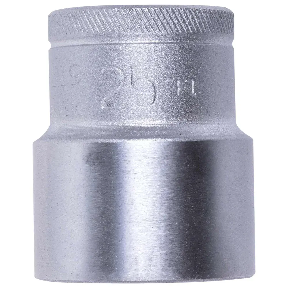 Soquete estriado 25 mm encaixe 1/2 Gedore 015121 — fotografia de referência