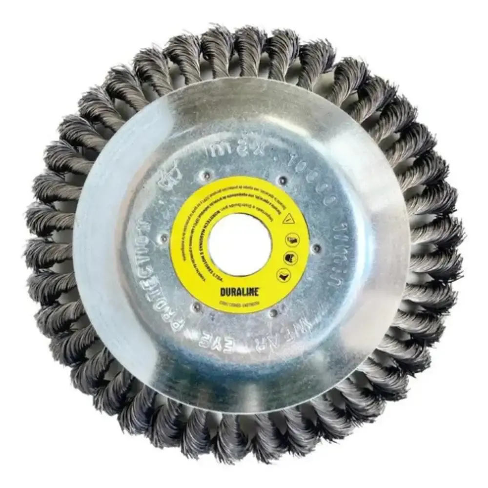 Escova de aço para roçadeiras 25,4MM / 20MM Duraline — fotografia de referência