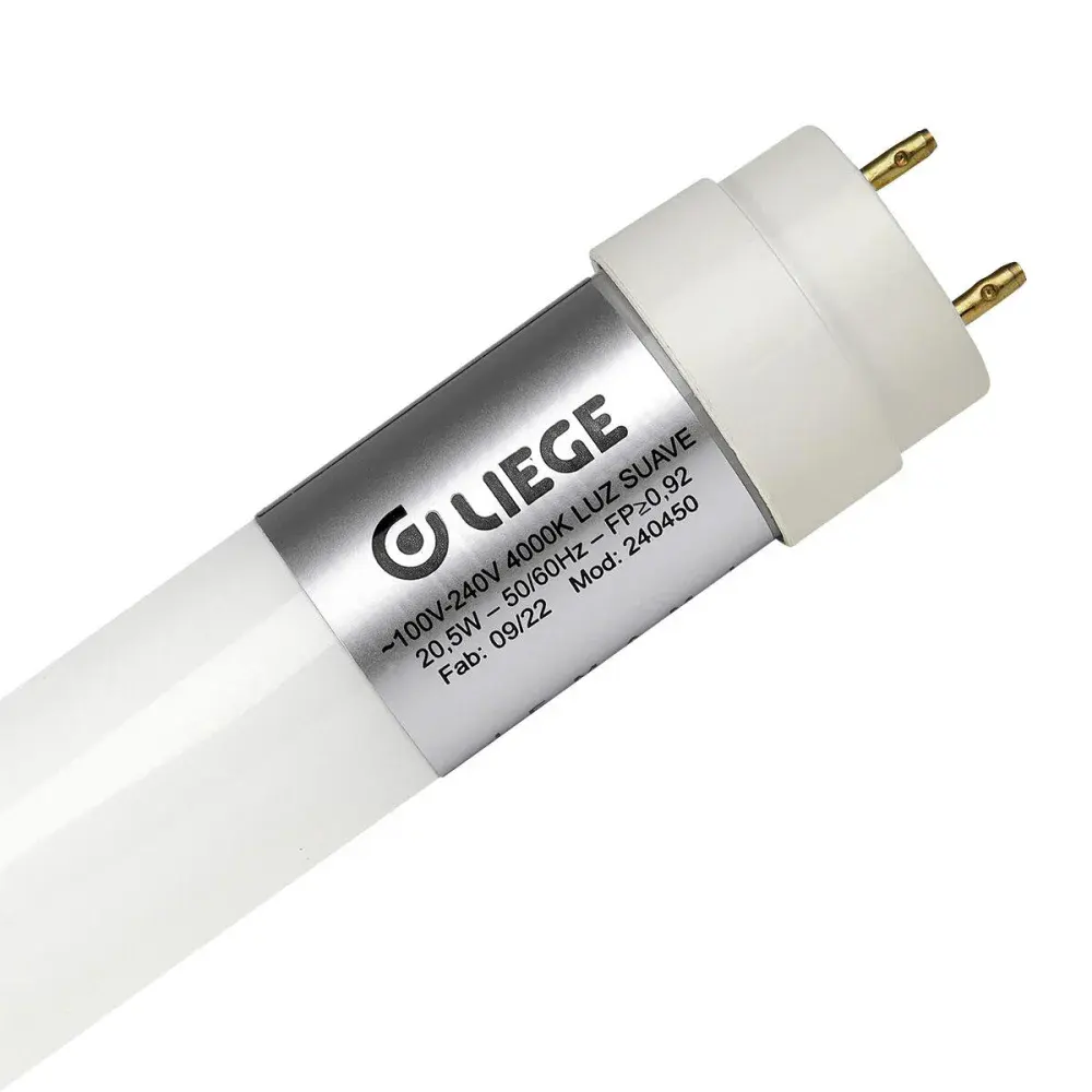 Lâmpada led tubular 20,5W 4000K neutro bivolt Liege — fotografia 2