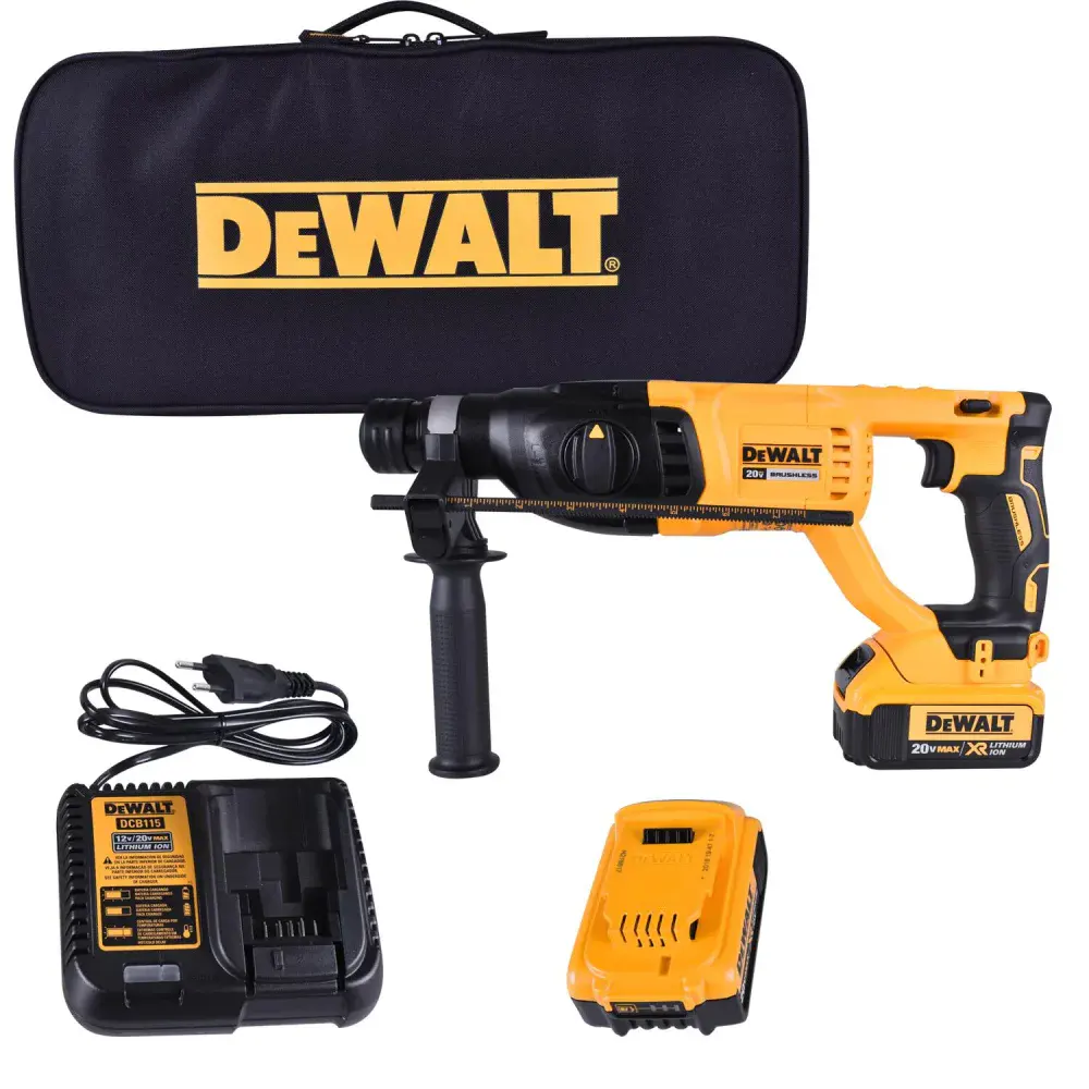 Martelete perfurador rompedor sds plus 20V 127V DCH133M2-BR Dewalt