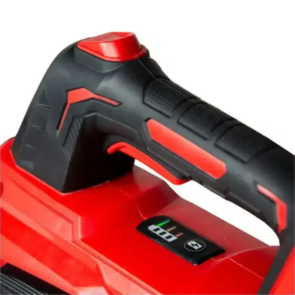 Soprador lateral a bateria 18V com carregador 1,5AH e bateria 18V TVT18ABL350-K Toyama — fotografia 4