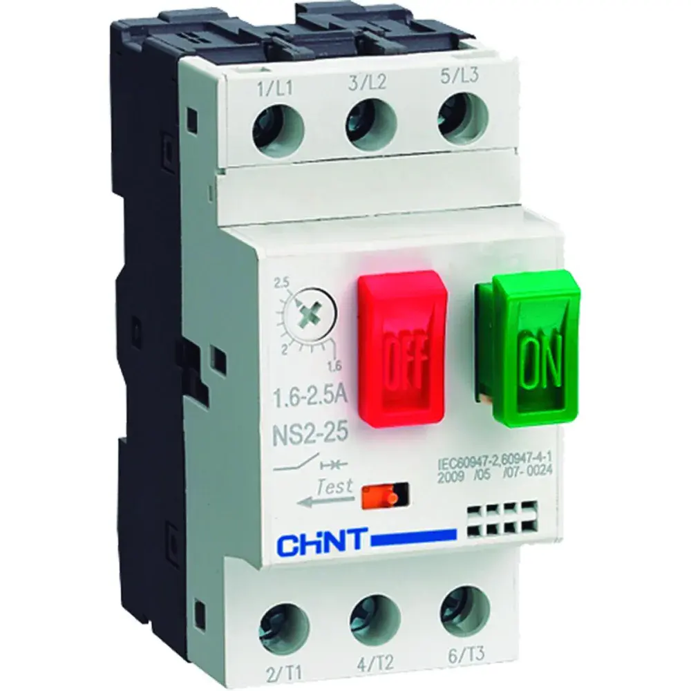 Disjuntor motor bipolar NS2517 Chint