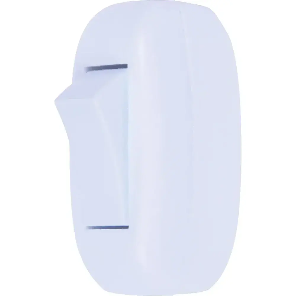 Interruptor pêra retangular 10A 250V~ branco perplex Perlex — fotografia 5