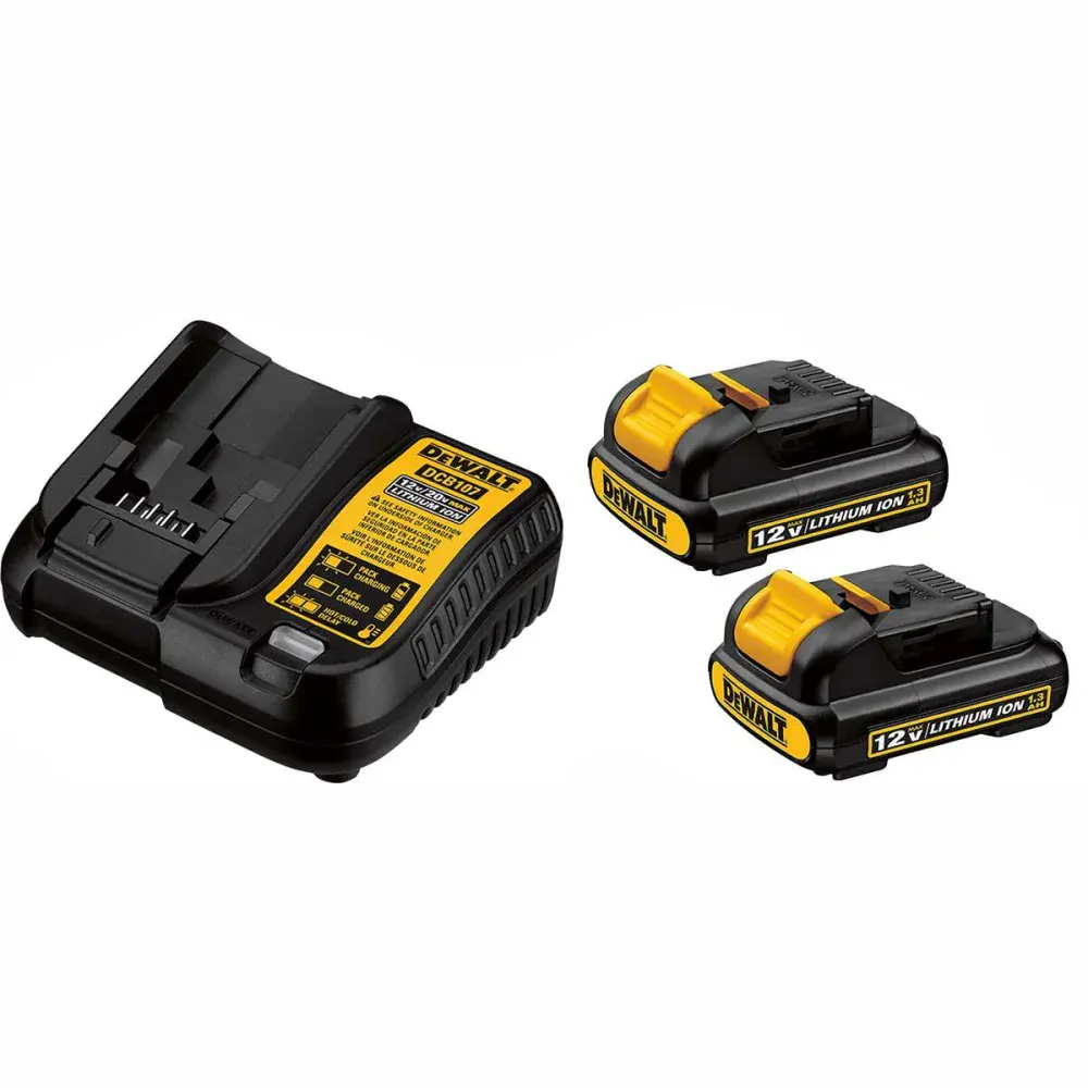 Parafusadeira furadeira e chave impacto 1/4 12V Dewalt — fotografia 3