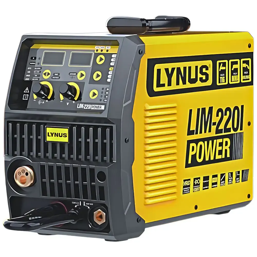 Solda multiprocessos mig/tig/eletrodo bivolt LIM-220I Lynus — fotografia de referência