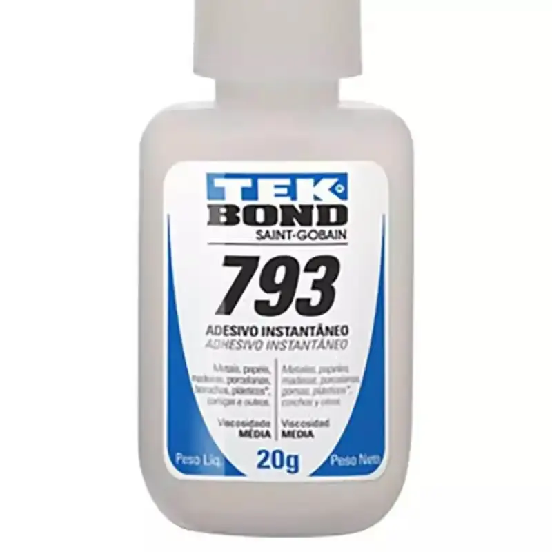 Kit 10 adesivo instantâneo multiuso com bico anti entupimento 20G 793 Tekbond — fotografia 2