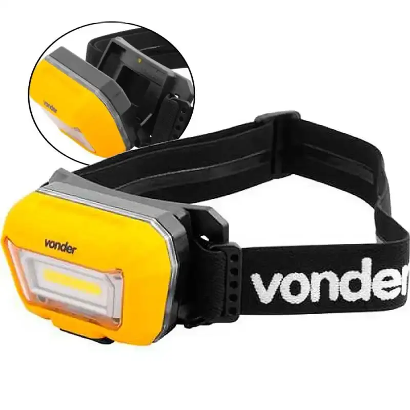 Lanterna de LED para cabeça recarregável LCV 300 Vonder — fotografia de referência