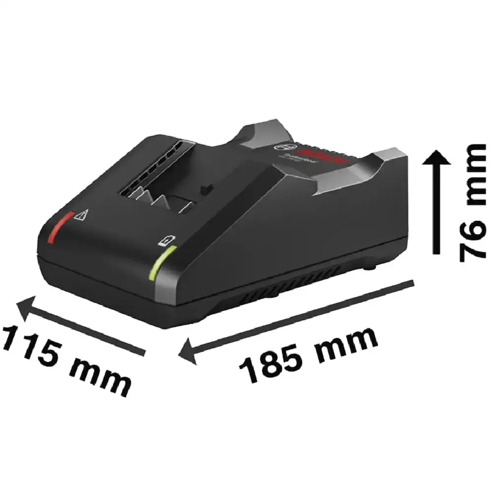 Carregador de baterias rápido GAL 18V-40 bivolt 18V 4AH Bosch — fotografia 5