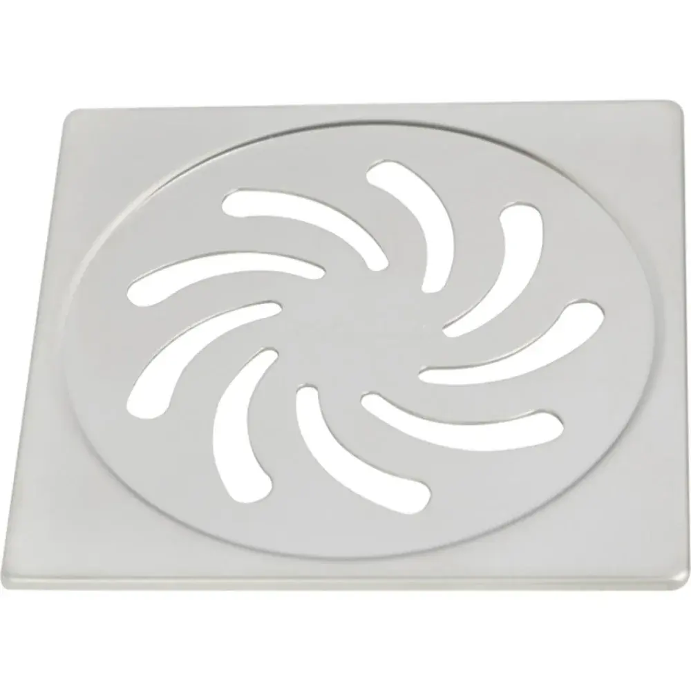 Grelha ralo inox vórtice quadrada 100MM Amanco — fotografia de referência