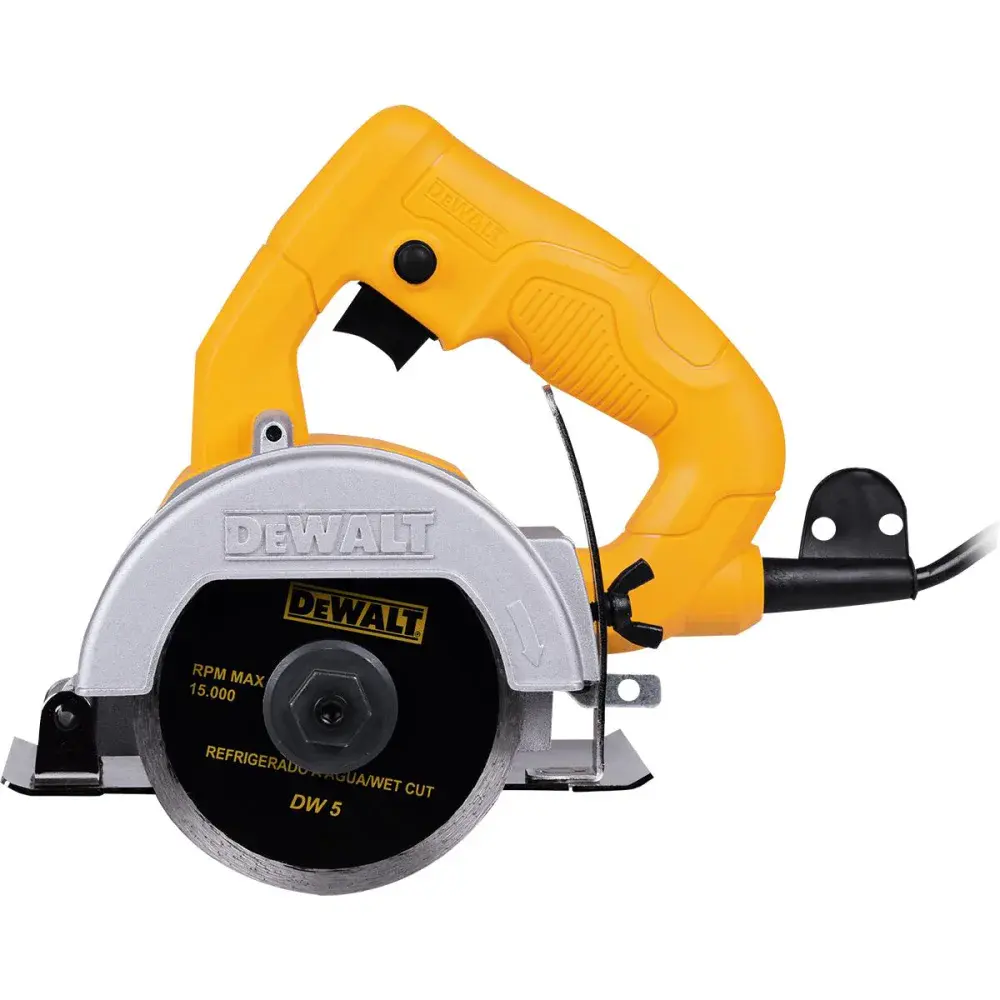 Serra mármore 125MM 1400W 127V com acessórios Dewalt — fotografia 3