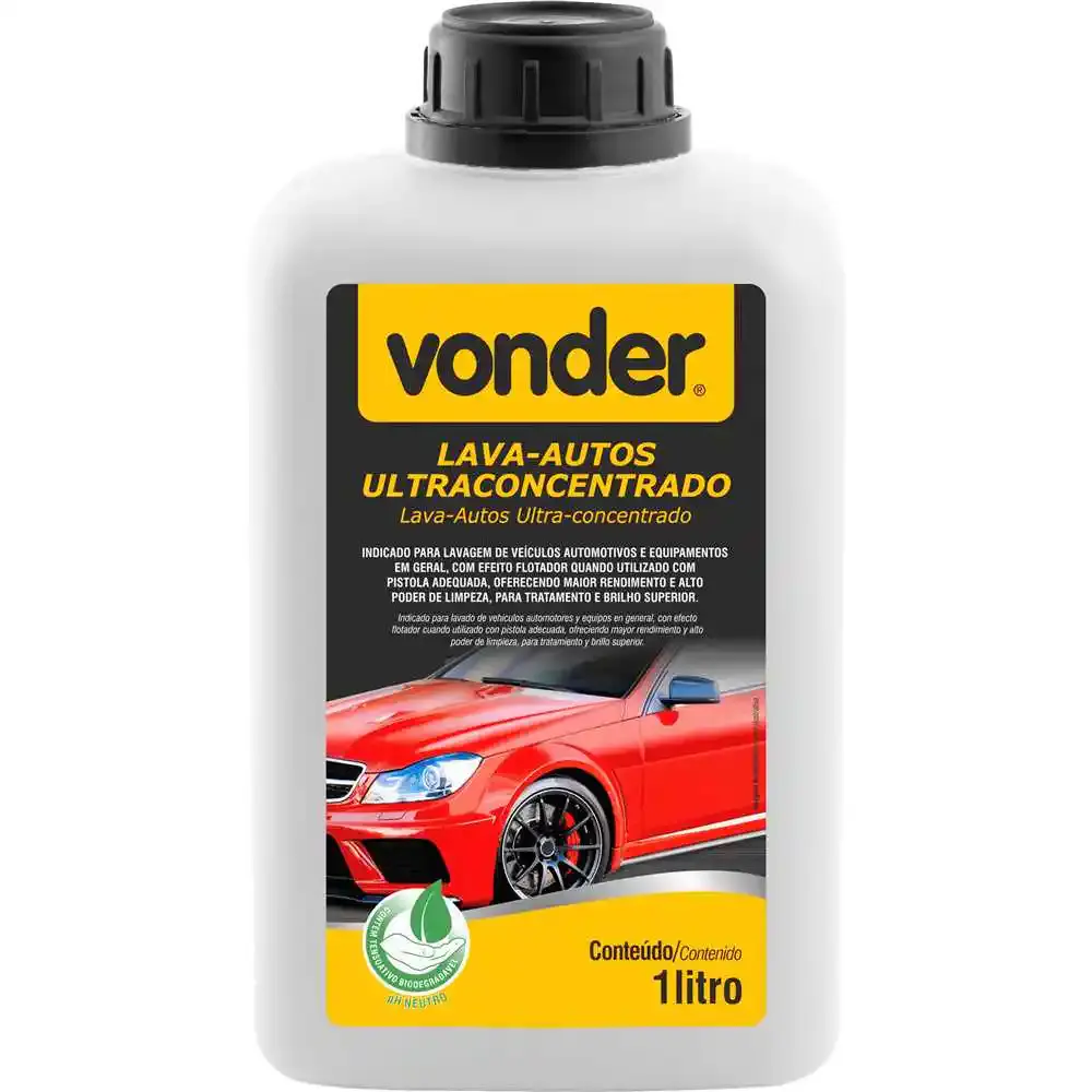 Lava auto limpeza automotiva ultra concentrada Vonder