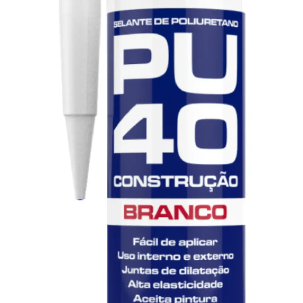 Selante poliuretano para construção PU40 branco 12 unidades mundial prime — fotografia 4