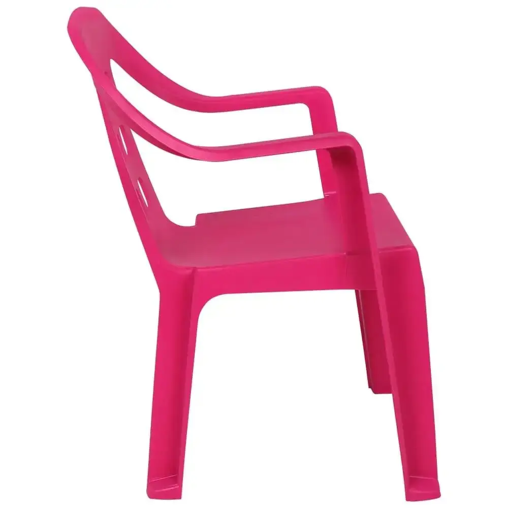 Cadeira de plástico play infantil 40KG BEL Rosa Belfix — fotografia 8