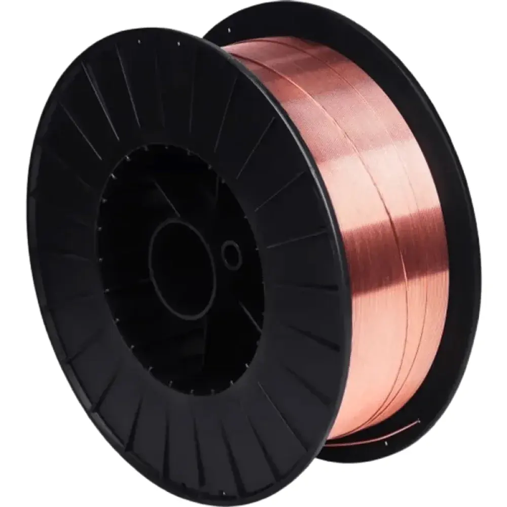 Arame de solda mig carretel plástico 0,8MM 15KG Bridge — fotografia 7