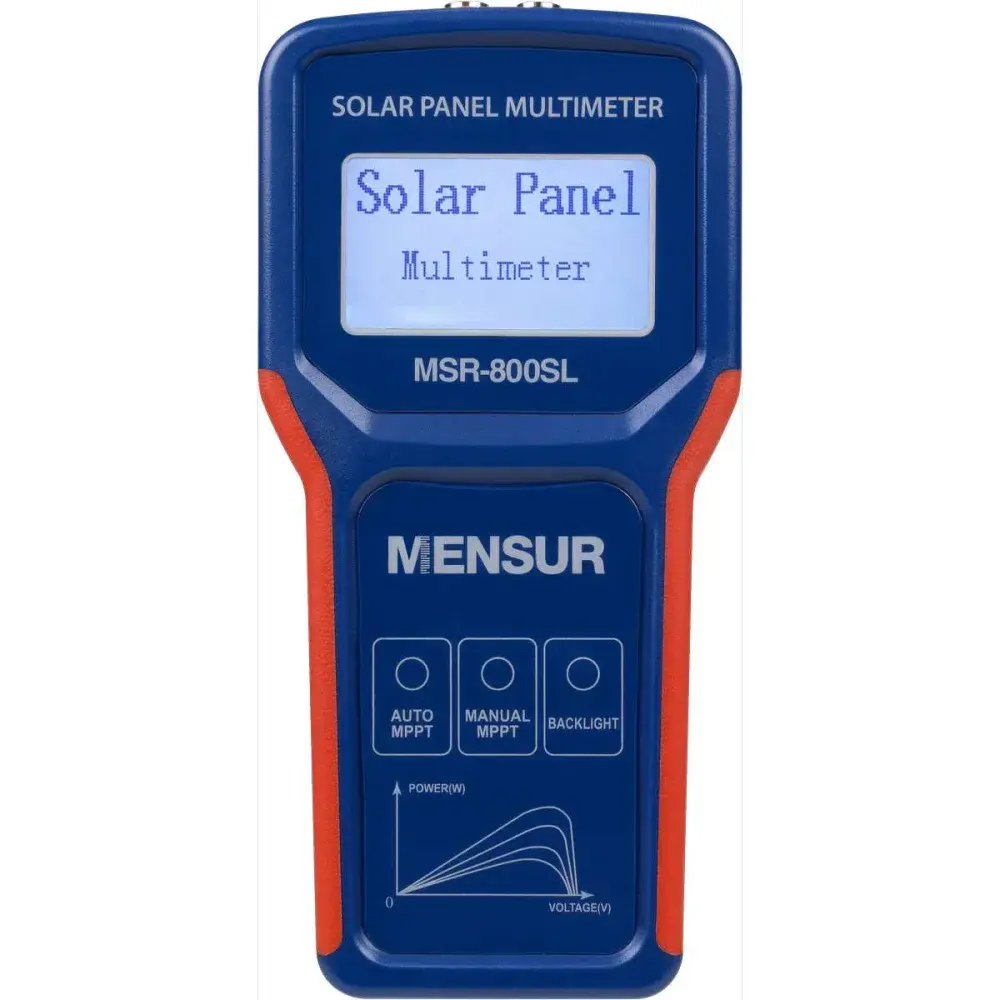 Multímetro digital profissional solar MSR-800SL Mensur — fotografia 10
