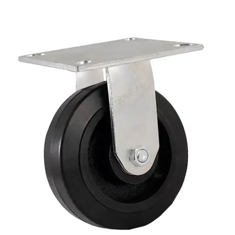 Rodízio fixo 5 pol com placa 175KG FSA 52 BR Schioppa — fotografia de referência