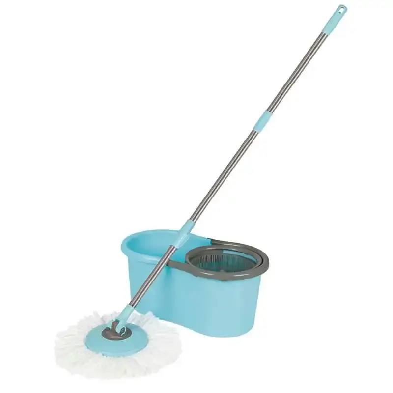 Balde com esfregão mop limpeza prática 8298 Mor — fotografia de referência
