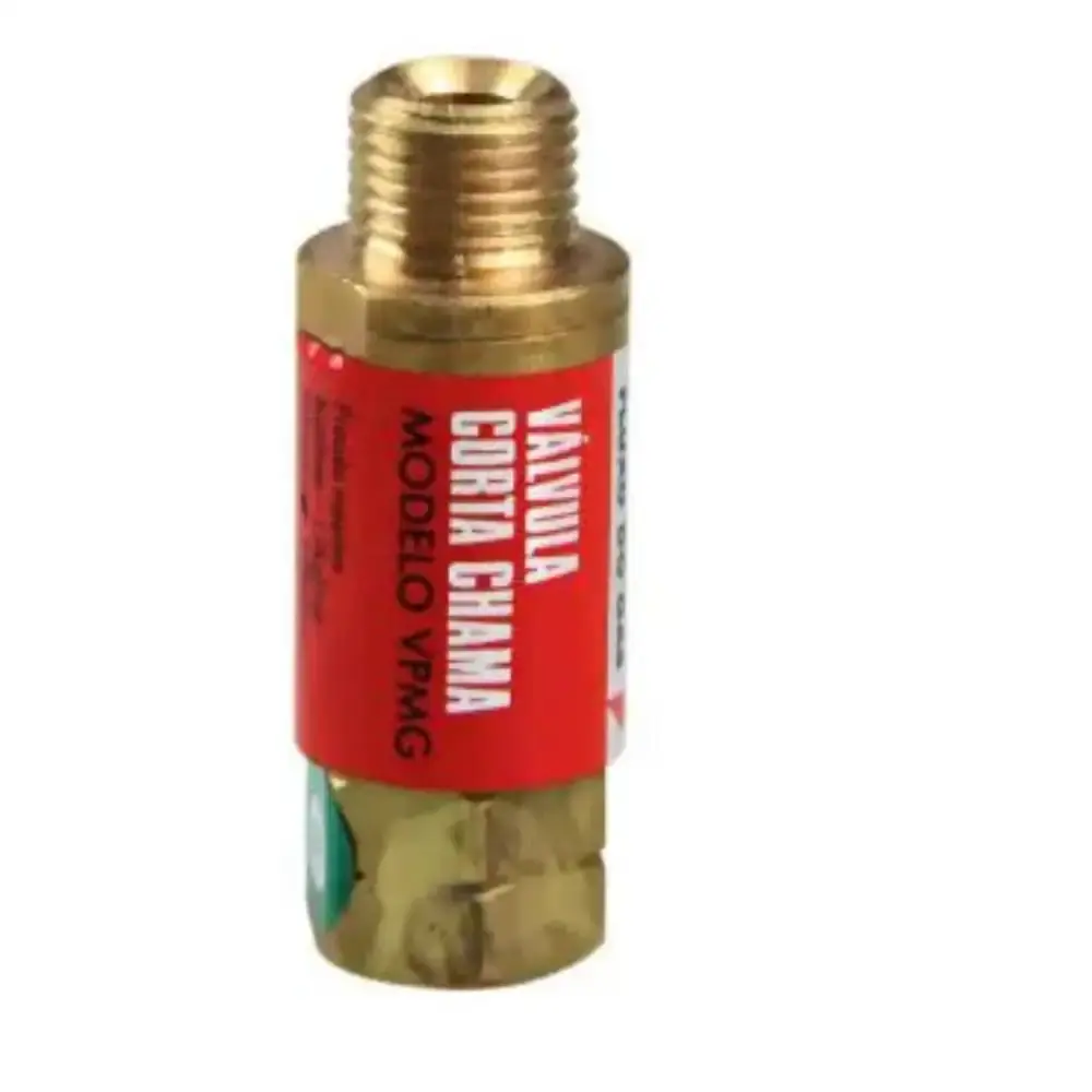 Válvula seca corta chama acetileno vpmg 9/16X18 UNF 10450510 Carbografite — fotografia de referência