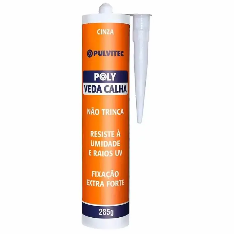 Veda calha cinza 285G ZD002 Pulvitec — fotografia de referência