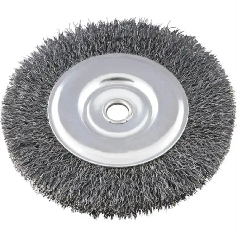 Escova de Aço Circular 8 x 1 Furo 5/8 POL ABRASFER Usitec