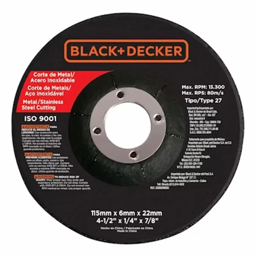 Esmerilhadeira angular 4.1/2 820W G720 blackdecker Black & Decker — fotografia 10
