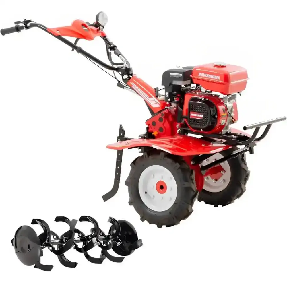 Motocultivador gasolina 7,0 HP 4T 212 CC TT90R-XP-U 701-012 toyama com carreta basculante tobatta Maquinafort