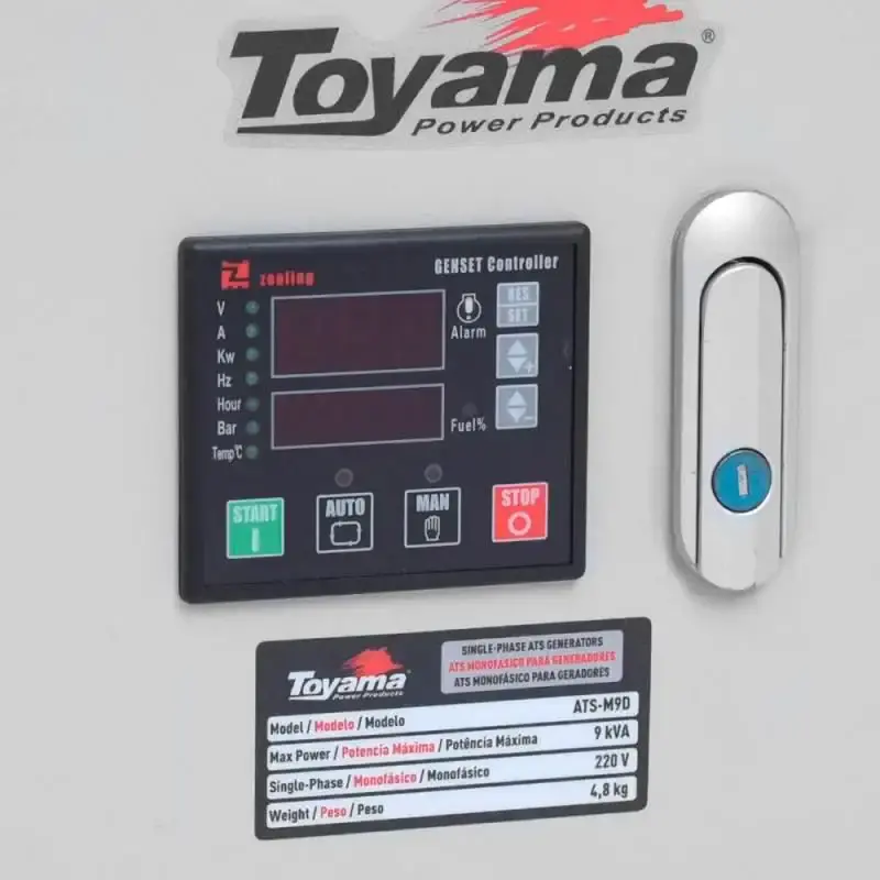 Painel ATS de transferência para geradores a diesel trifásico 257-012 Toyama — fotografia 3