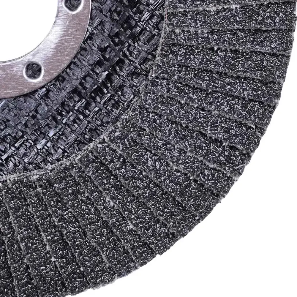 Disco flap curvo G80 115MM x 22,23MM metal Worker — fotografia 3