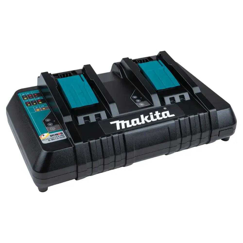 Soprador de folhas a bateria 36V com 4 baterias 5,0AH carregador duplo 220V DUB362 Makita — fotografia 4