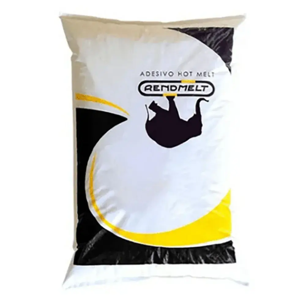 Adesivo granulado hotmelt branco em saco 2,5KG rendmelt Rendicolla