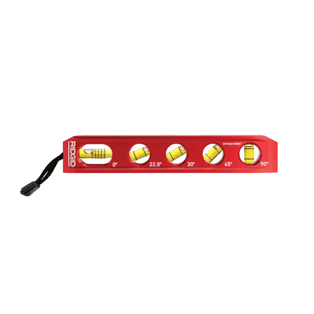 Nível de alumínio 8.1/2- 5 bolhas Ridgid — fotografia 8