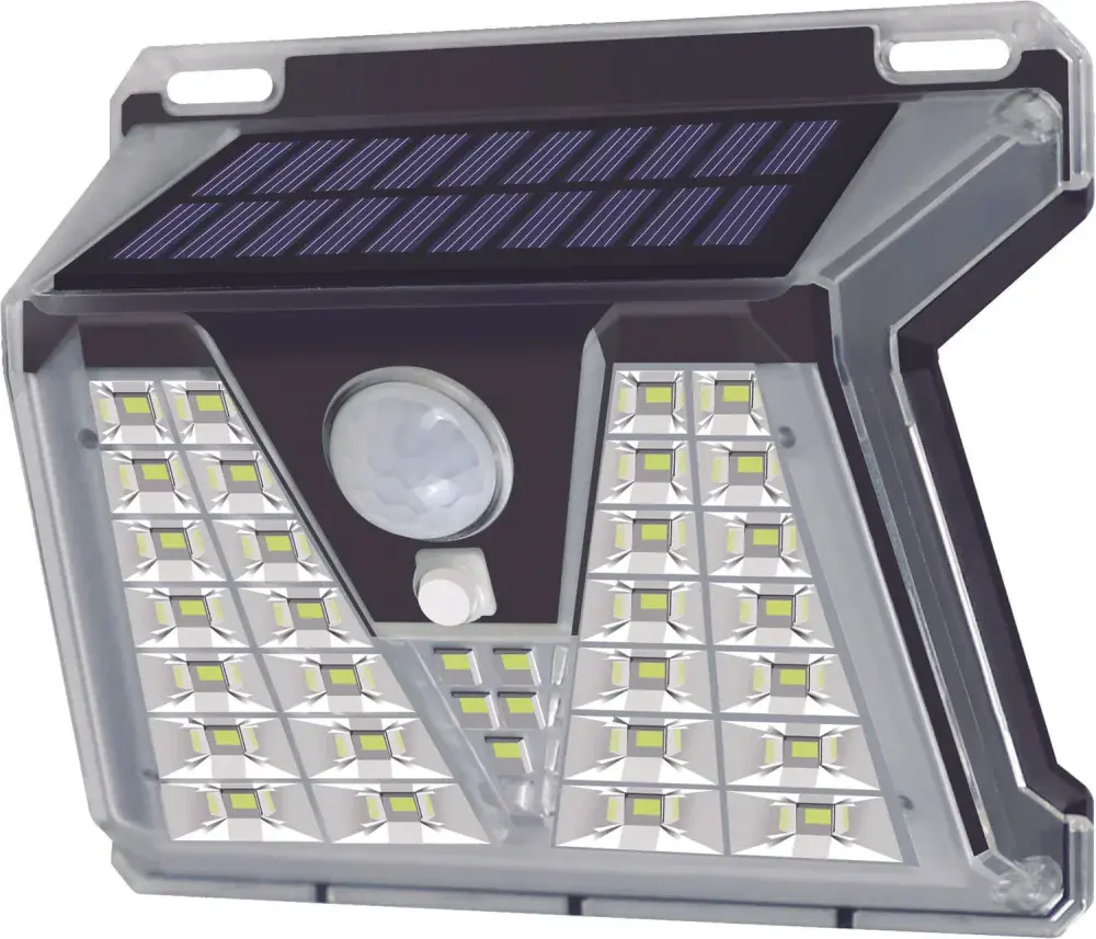 Luminária solar parede 33 leds Liege — fotografia de referência