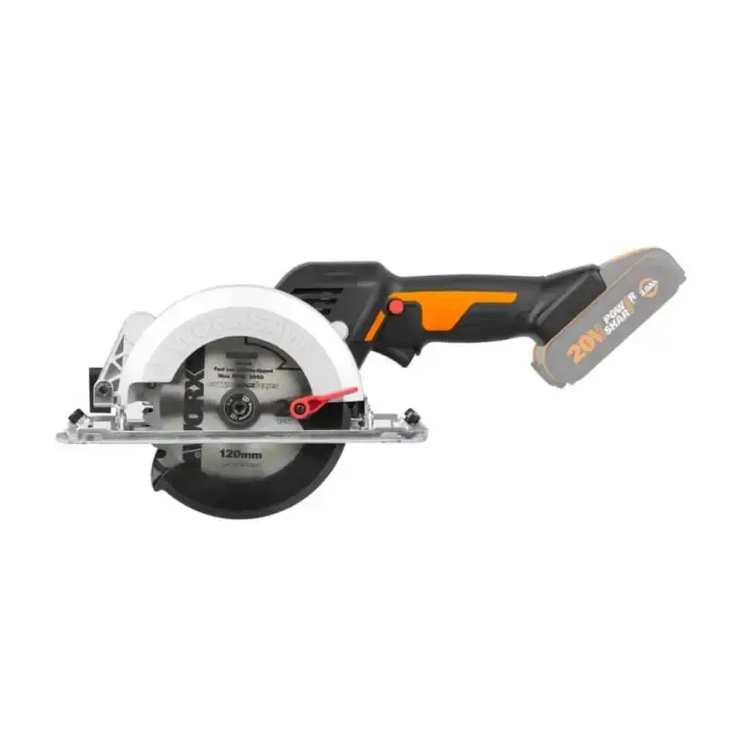 Serra Circular 20V MAX WORKSAW WX531.9 com 3 Discos s/ Bateria e Carregador WORX — fotografia 5