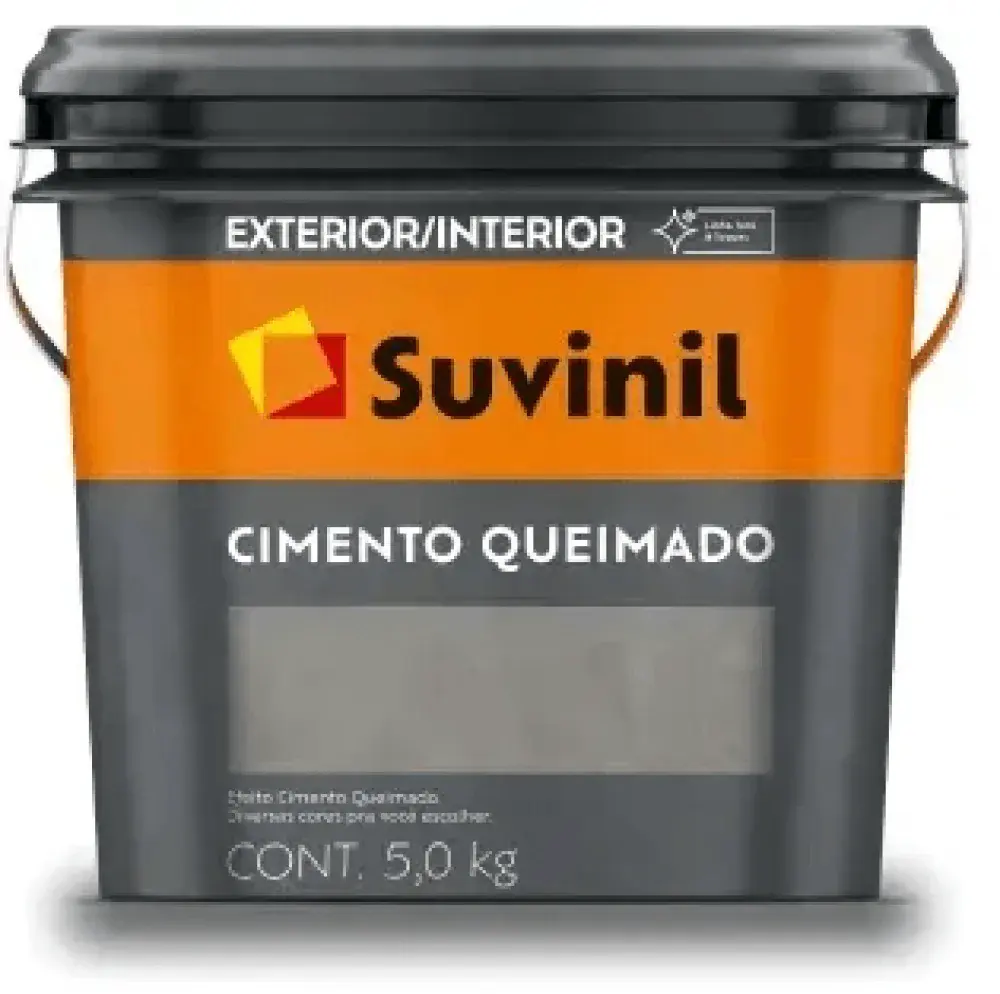 Tinta acrílica cimento queimado dia de chuva 5KG Suvinil — fotografia de referência